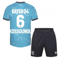 Maglie da calcio Bayer Leverkusen Odilon Kossounou #6 Terza Maglia Bambino 2023-24 Manica Corta (+ Pantaloni corti)